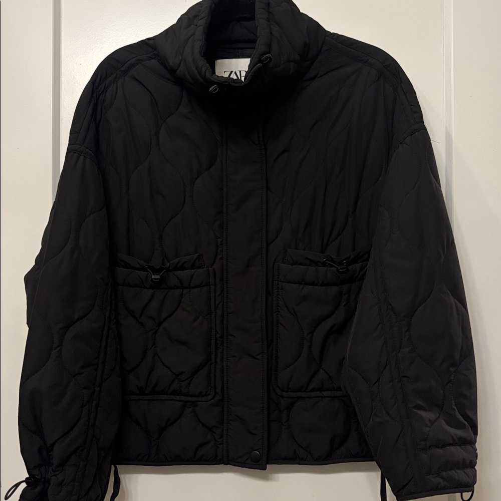ZARA WATER REPELLENT PUFFER JACKET S - Picture 3 of 8
